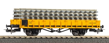 Piko 27734 - H0 - Niederbordwagen Betonschwellen, RLF, Ep. IV